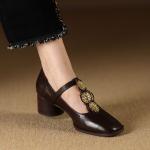 Exquisite Handmade Leather Women's Shoes for Elegance(Etrj220A3836)