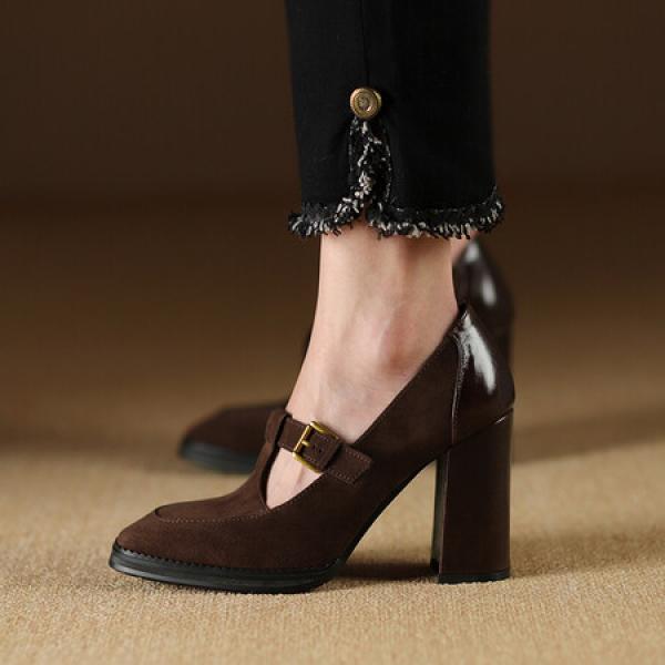 Handcrafted Luxury Leather Women's Shoes(Etrj220A3852)