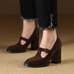 Handcrafted Luxury Leather Women's Shoes(Etrj220A3852)