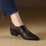 Handcrafted Luxury Leather Women's Shoes.(Etrj220A3850)