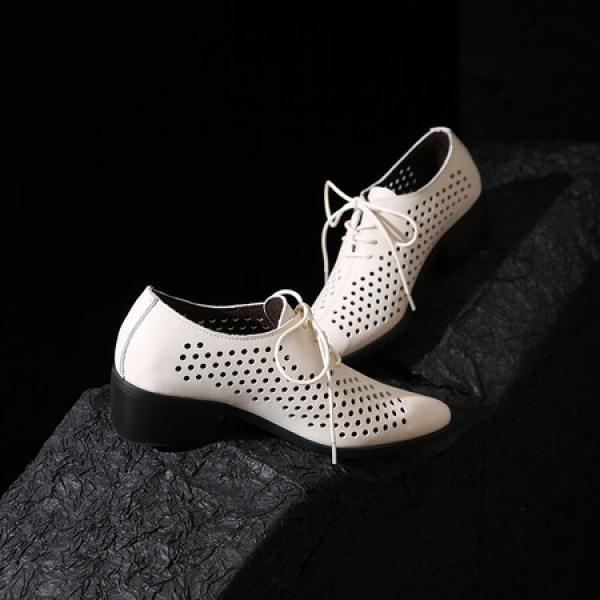 Handcrafted Luxury Leather Women's Shoes(Etrj220A3851)