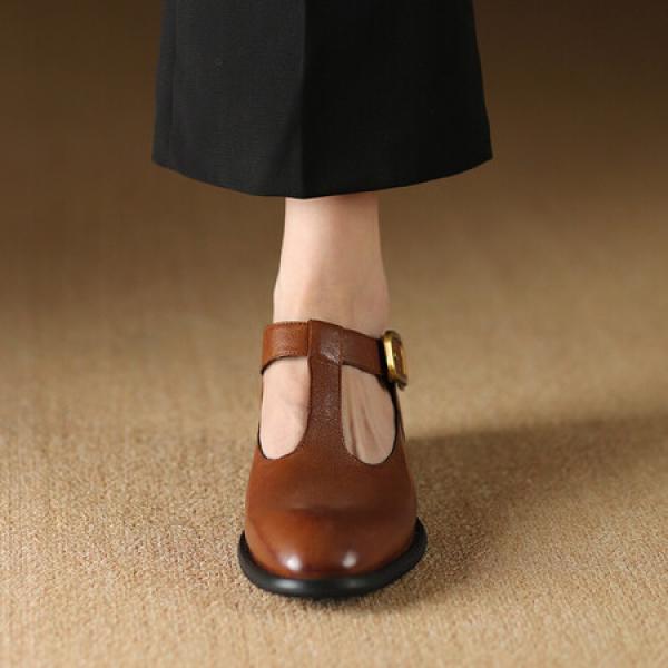 Exquisite Handmade Leather Women's Shoes: Luxury and Elegance(Etrj220A3815)