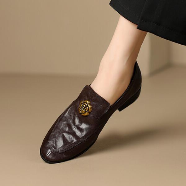 Handcrafted Luxurious Leather Women’s Shoes(Etrj220A3859)
