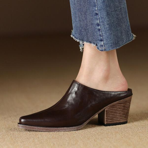 Exquisite Handcrafted Leather Women's Shoes for Luxurious Elegance(Etrj220A3805)