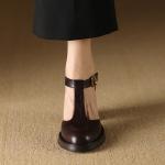 Exquisite Handcrafted Leather Women's Shoes: Luxury Elegance(Etrj220A3869)