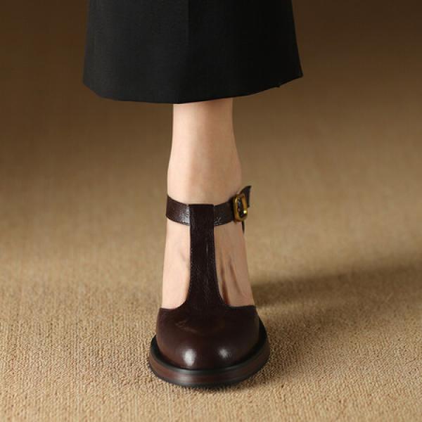 Exquisite Handcrafted Leather Women's Shoes: Luxury Elegance(Etrj220A3869)