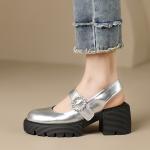 Handcrafted Genuine Leather Women's Shoes - Luxurious Elegance(Etrj220A3870)