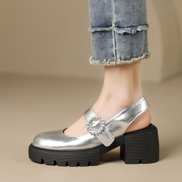 Handcrafted Genuine Leather Women's Shoes - Luxurious Elegance(Etrj220A3870)