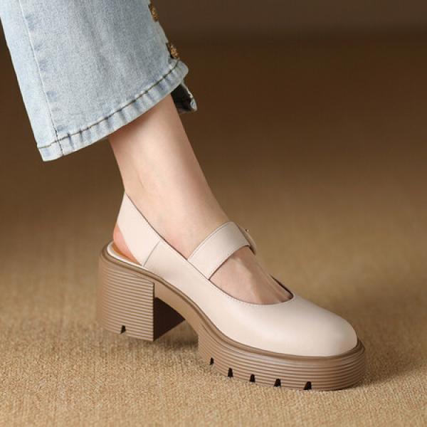 Handcrafted Luxurious Leather Women’s Shoes(Etrj220A3871)