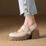 Handcrafted Luxurious Leather Women’s Shoes(Etrj220A3871)