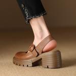 Handcrafted Luxurious Leather Women’s Shoes(Etrj220A3871)