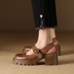 Handcrafted Luxurious Leather Women’s Shoes(Etrj220A3871)