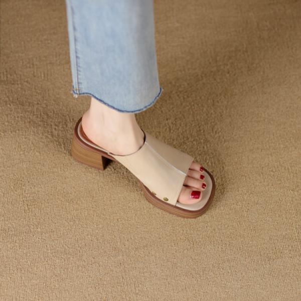 Handcrafted Luxurious Genuine Leather Women's Shoes(Etrj220A3605-1)