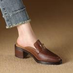 Handcrafted Luxury Leather Women's Shoes - Elegance Redefined(Etrj220A3875)