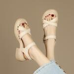 Elegant Handcrafted Leather Women's Shoes of High Quality(Etrj220A3878)