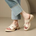 Handcrafted Luxury Leather Heels: Elevate Your Elegance(Etrj220A3882)