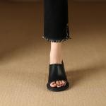 Handcrafted Luxury Leather Women's Shoes for Elegance(Etrj220A3883)