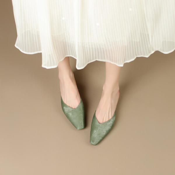 Handcrafted Leather Womens Shoes: Elegant Luxury Craftsmanship(Etrj220A3885)