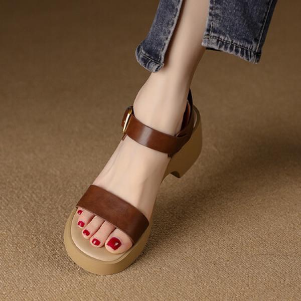 Exquisite Handmade Leather Women’s Shoes: Elegance in Every Step(Etrj220A3556-1)