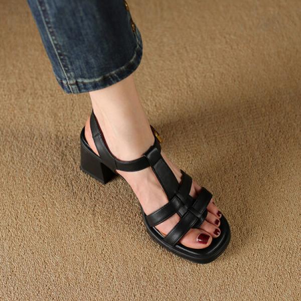 Exquisite Handmade Leather Women’s Shoes for Elegant Style(Etrj220A3887)