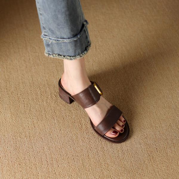 Exquisite Handcrafted Leather Women's Shoes: Luxury & Elegance(Etrj220A3599)