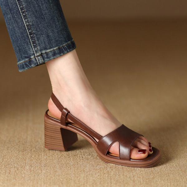 Handcrafted Luxury Leather Women’s Shoes - Elegant Quality(Etrj220A3891)