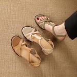 Handcrafted Luxury Leather Women's Shoes(Etrj220A3990)