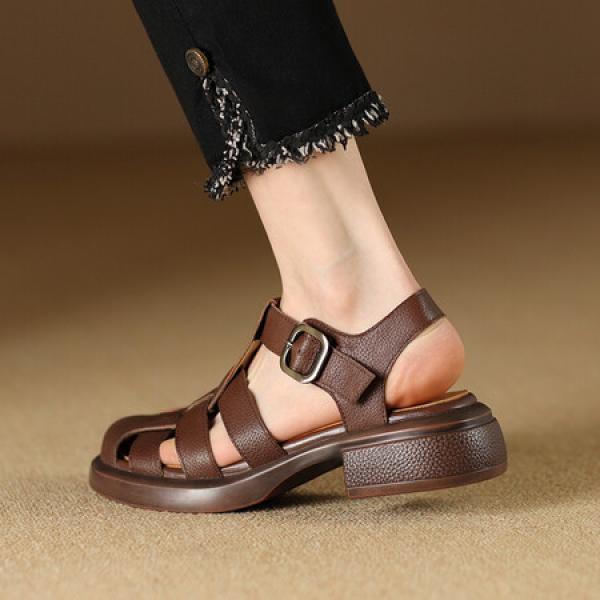 Elegant Handmade Leather Women's Shoes: Luxury Craftsmanship(Etrj220A3996)