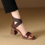 Crafted Luxury: Exquisite Handmade Leather Women's Shoes(Etrj220A5003)