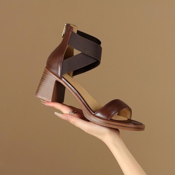 Crafted Luxury: Exquisite Handmade Leather Women's Shoes(Etrj220A5003)