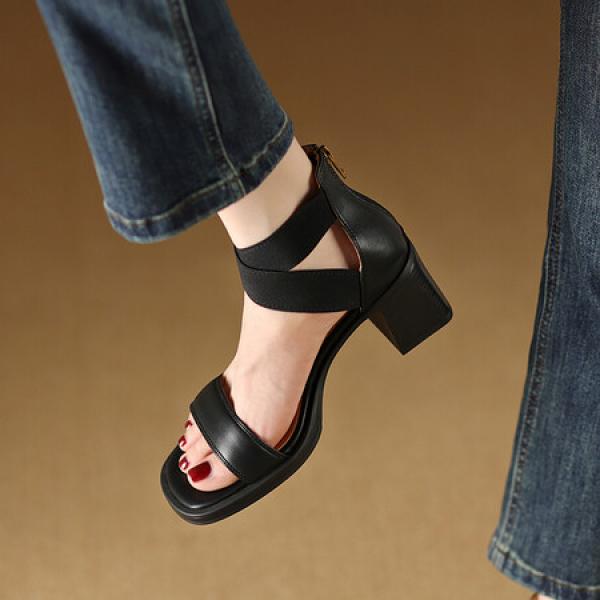 Crafted Luxury: Exquisite Handmade Leather Women's Shoes(Etrj220A5003)