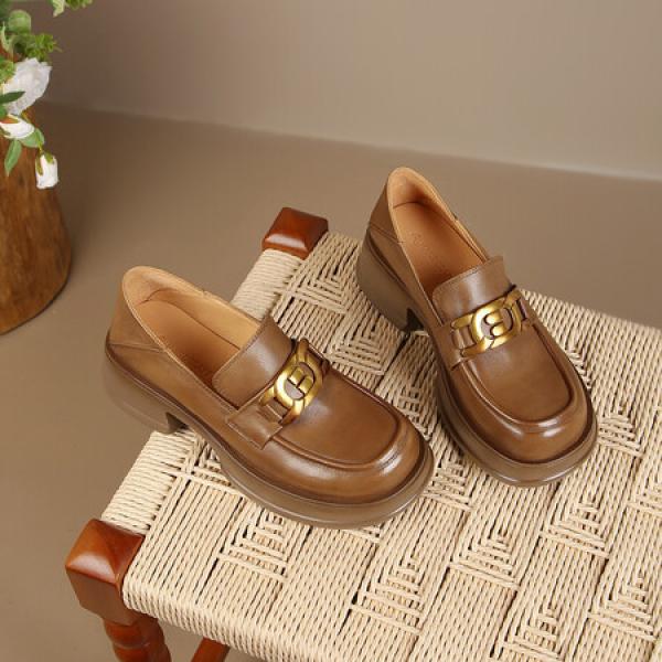 Handcrafted Leather Women's Shoes: Elegant Luxury & Quality(Etrj220A5011)