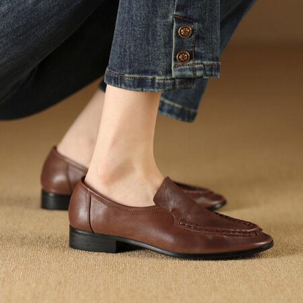 Elegant Handcrafted Leather Women's Shoes - Luxury Quality(Etrj220A5016)
