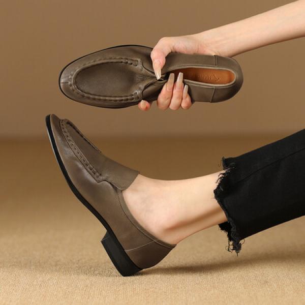 Elegant Handcrafted Leather Women's Shoes - Luxury Quality(Etrj220A5016)