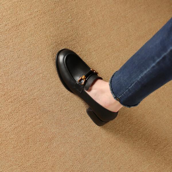 Handcrafted Leather Women's Shoes: Elegant Luxury & Quality(Etrj220A5015)