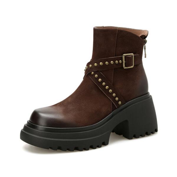 Handcrafted Luxury Leather Women's Shoes - Elegance in Every Stitch(Etrj220A6015)