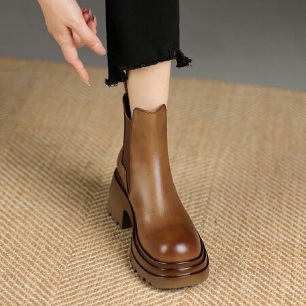 Handcrafted Luxury Leather Women’s Shoes - Elegant Craftsmanship(Etrj220T1523-1)