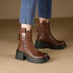 Elegant Handcrafted Leather Women's Shoes of Luxury(Etrj220T1390-1)