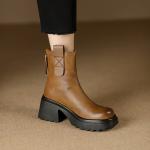 Elegant Handcrafted Leather Women's Shoes of Luxury(Etrj220T1390-1)