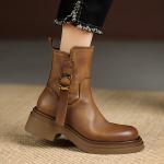 Handcrafted Luxury Leather Women's Shoes, Exquisite Quality(Etrj220T1553-1)