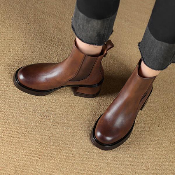 Exquisite Handcrafted Leather Women's Shoes: Luxury Redefined(Etrj220T1513-1)