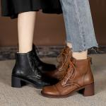 Elegant Handcrafted Genuine Leather Women's Shoes of Luxury Quality(Etrj220T552-1)