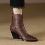 Elegant Handcrafted Genuine Leather Women's Shoes of Luxury Quality(Etrj220T1570-1)