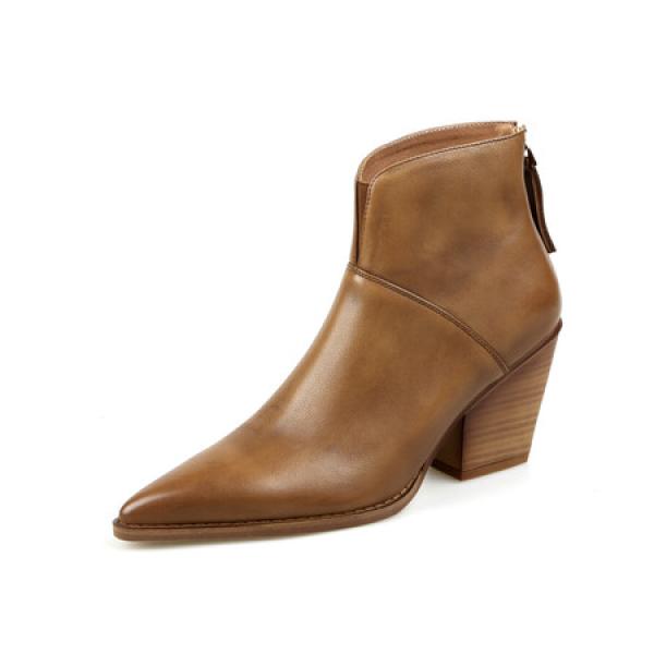 Elegant Handcrafted Genuine Leather Women's Shoes of Luxury Quality(Etrj220T1506-1)