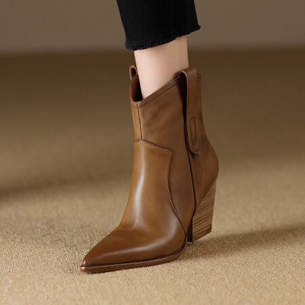 Exquisite Handmade Genuine Leather Women's Shoes - Luxury Elegance(Etrj220T1563-1)