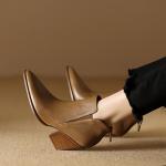Handcrafted Leather Women's Shoes: Elegant Luxury & Quality(Etrj220A6019)