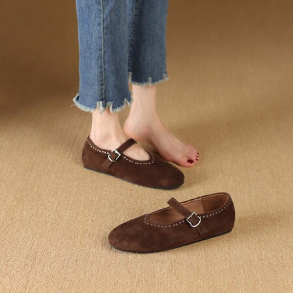 Elegant Handcrafted Leather Women's Shoes - Luxury Quality(Etrj220A5019)