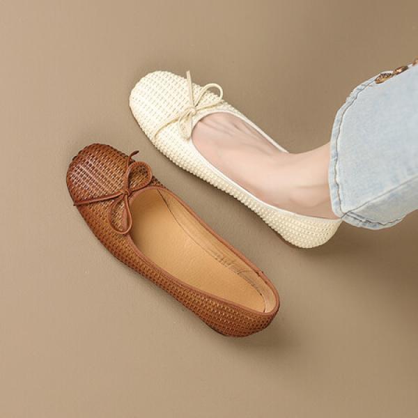 Handcrafted Luxury Leather Women's Shoes for Elegance(Etrj220A5028)