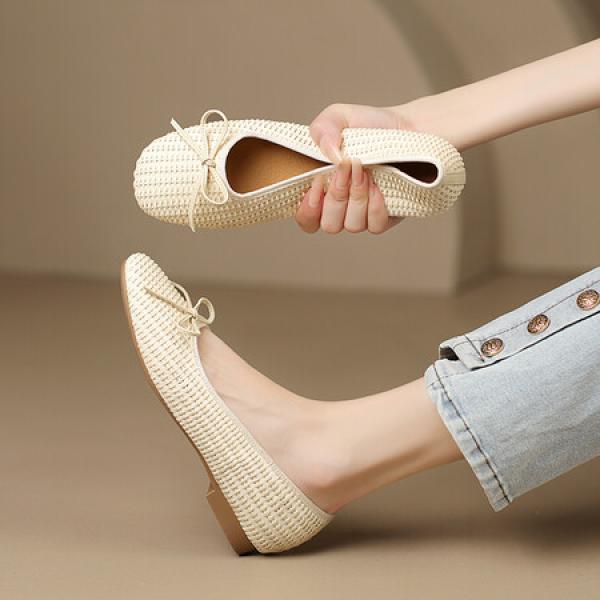 Handcrafted Luxury Leather Women's Shoes for Elegance(Etrj220A5028)