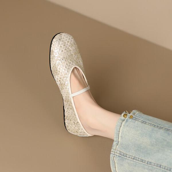 Handcrafted Luxury Leather Women's Shoes for Elegance(Etrj220A5031)